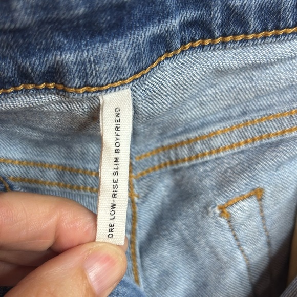 EUC RAG&BONE Dre Low Rise Slim Boyfriend women’s jeans in Julienne color size 28 - Picture 4 of 12